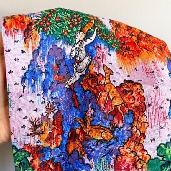 Handmade Boho Colourful Pastoral Hair Bonnet - One Size 🌈 - Picture 4 of 6